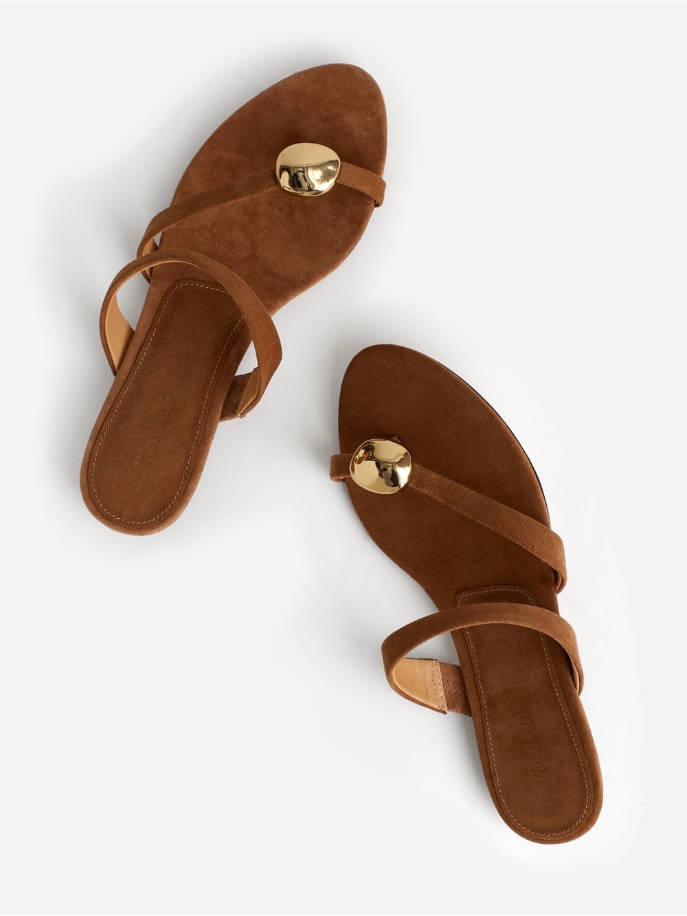 NWOT Madewell The Mila Organic Hardware Thong Slide Sandal